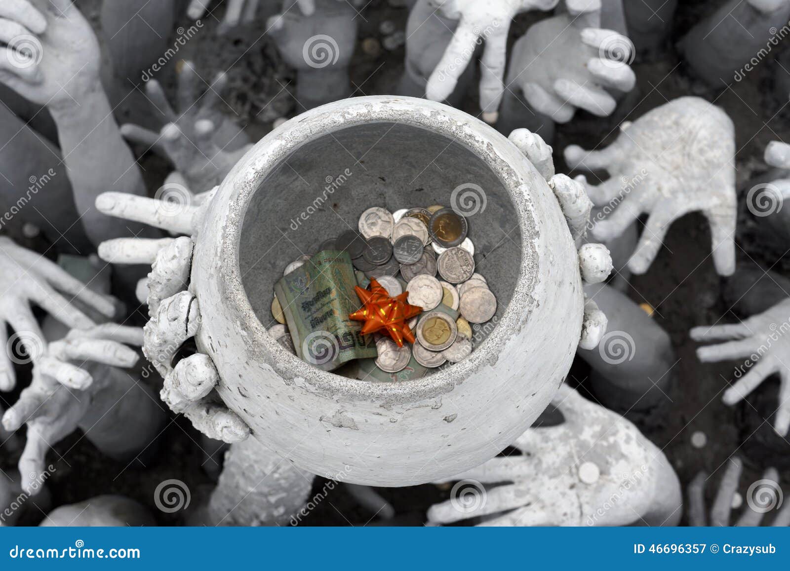 Thai temple offerings stock image. Image of chiangrai 46696357