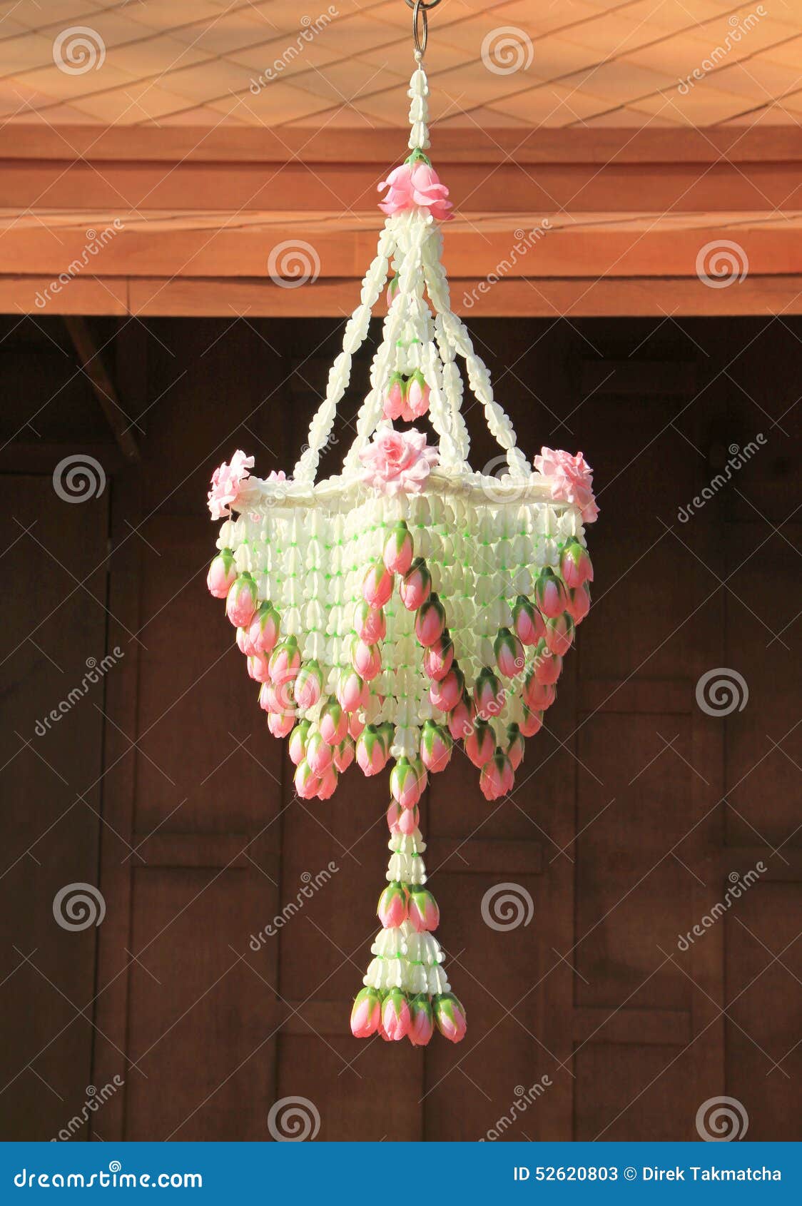 Thai traditional garland stock image. Image of flora 52620803