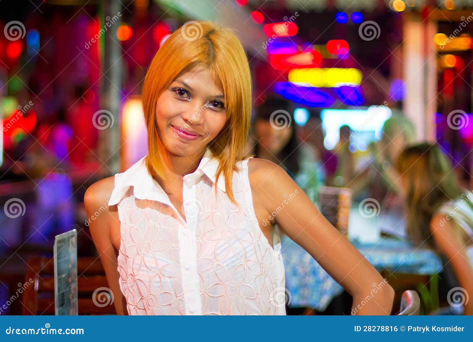 Thai Woman In The Nightclub Of Patong Editorial Photo Image Of