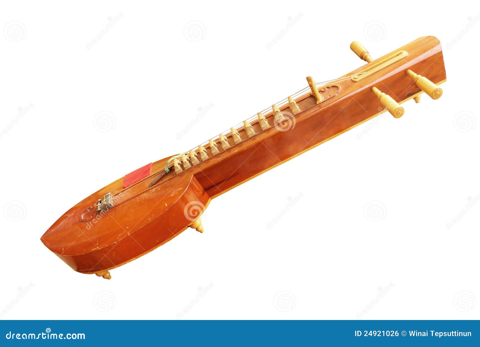 Thai Zither Musical Instrument Stock Photo Image of brown, culture