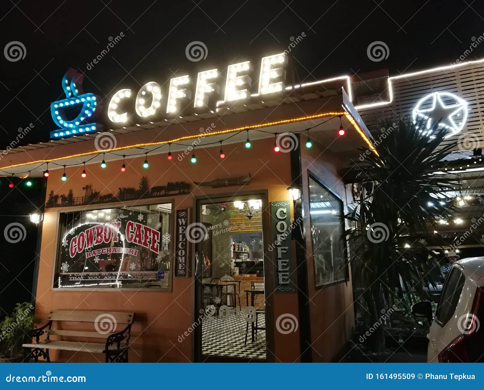 Thailand 17 Cowboy Cafe Coffee Shop And Restaurant Editorial Stock Image Image Of Roof Restaurant