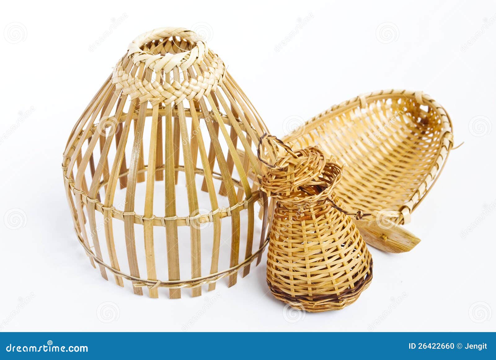 Thailand Bamboo Fishing Trap Stock Photo Image of round, crustacean 26422660