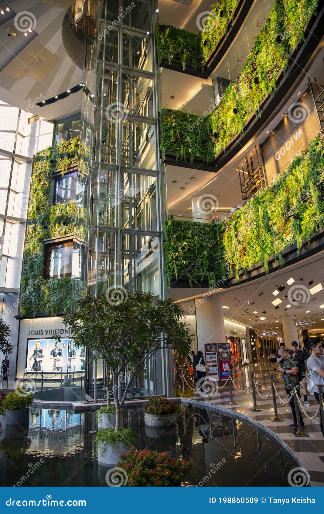 Beautiful Interior of a Large Shopping Center Siam Paragon Editorial Stock  Image - Image of modern, consumerism: 198860509