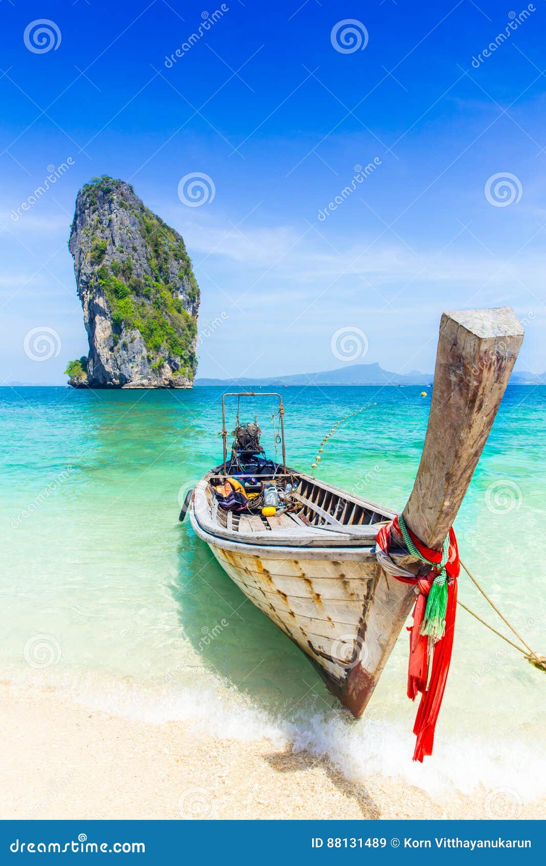 phuket, phuket thailand - 10 15 2012: wooden boat run by