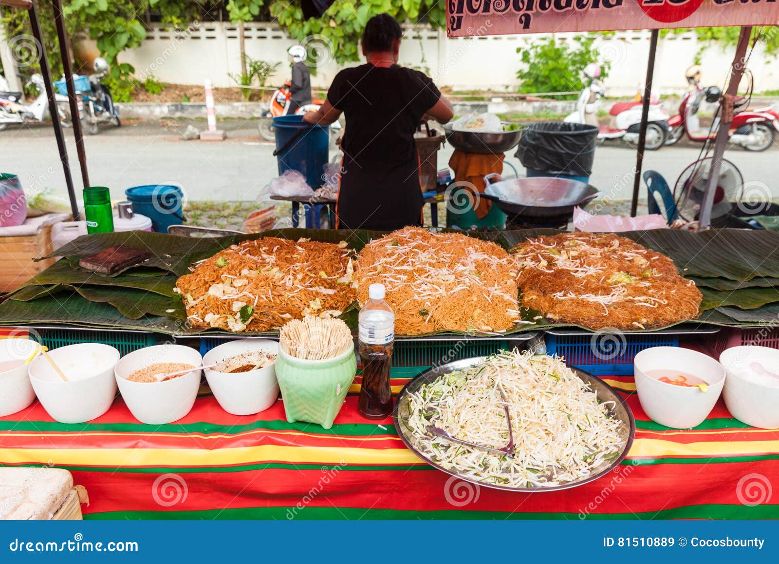 Thailand Thai Food on the Street Bangkok Editorial Stock Image - Image
