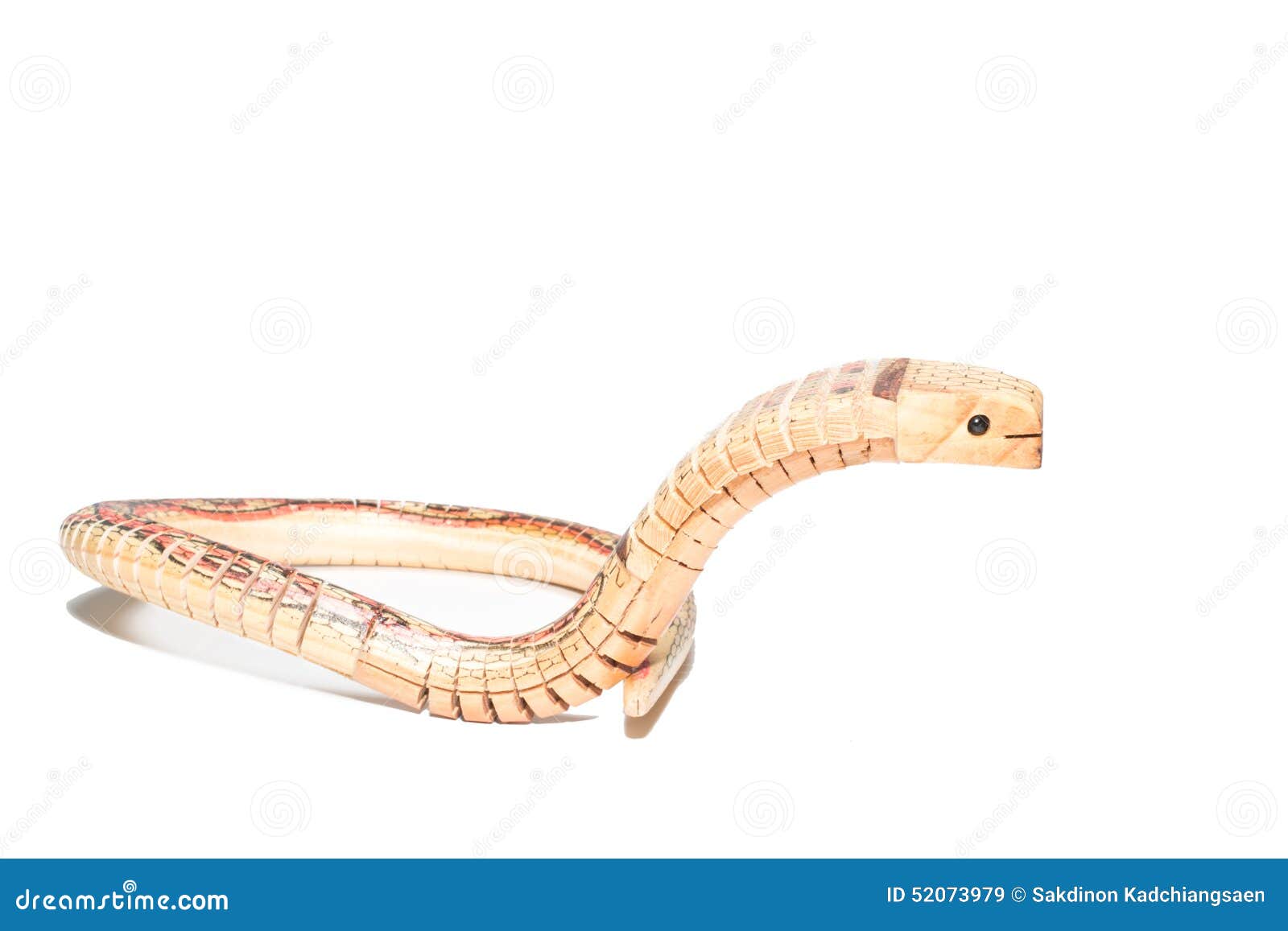 houten slang stock afbeelding. of tong, voorwerp - 52073979
