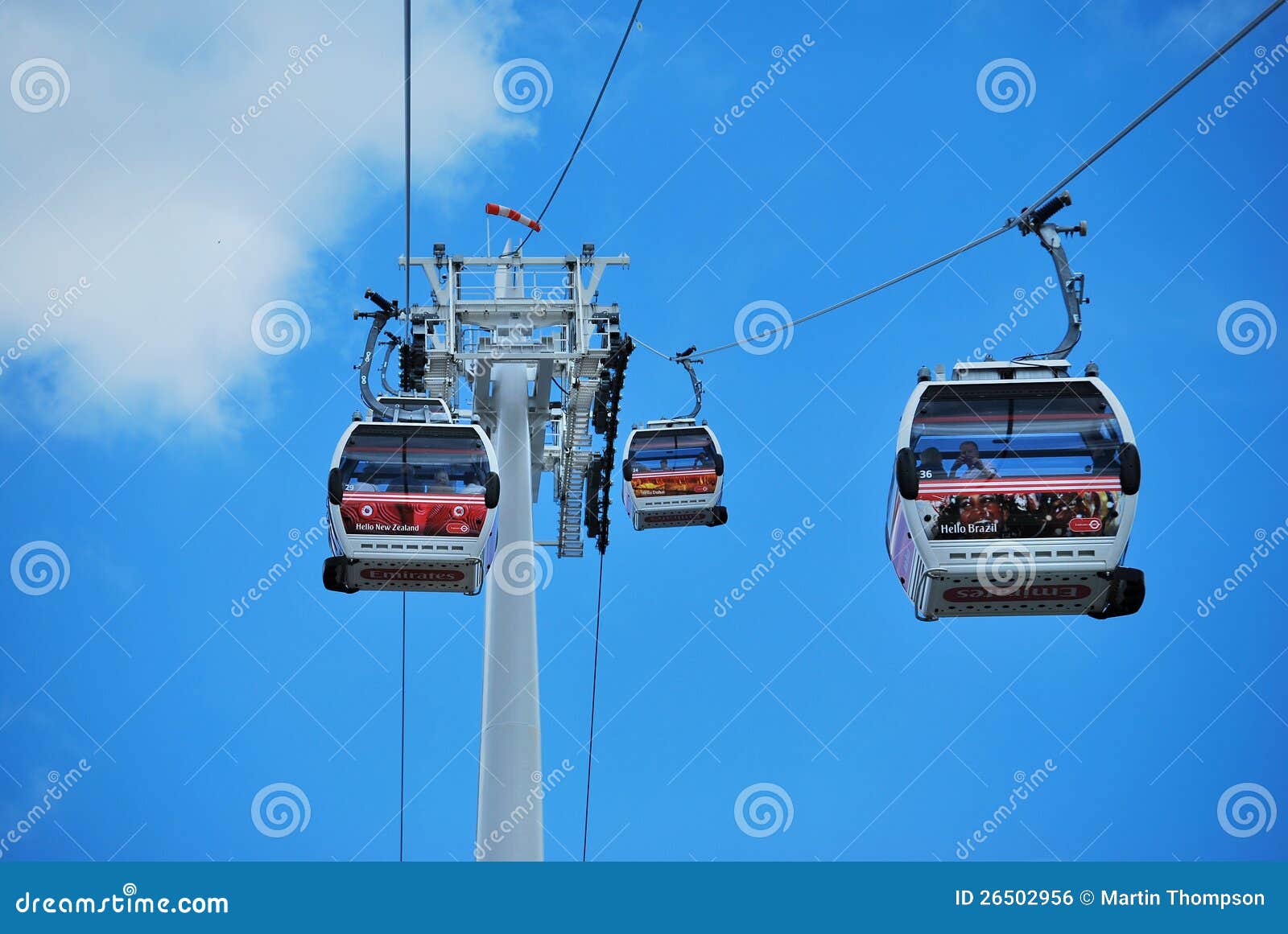 Thames Cable Car Gondolas and Tower Editorial Photo Image of cablecar, cable 26502956