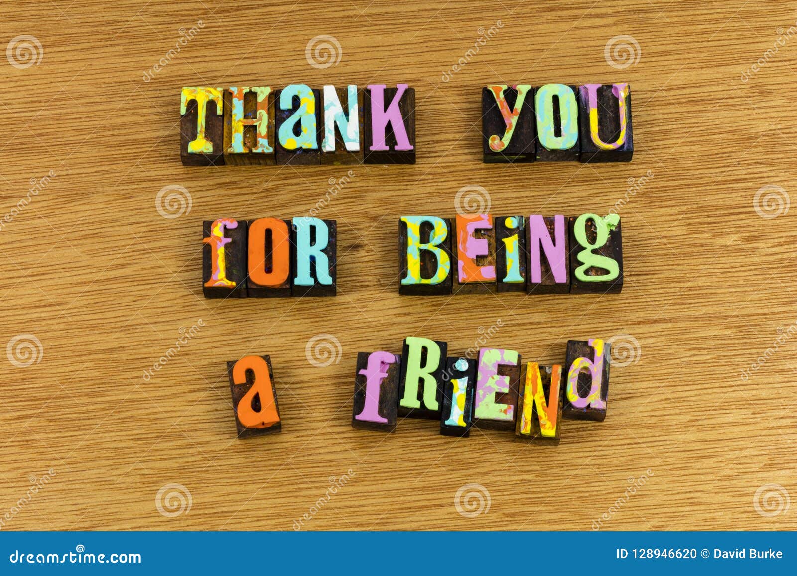 Thank You for Being My Friend Bff Stock Photo - Image of words, message