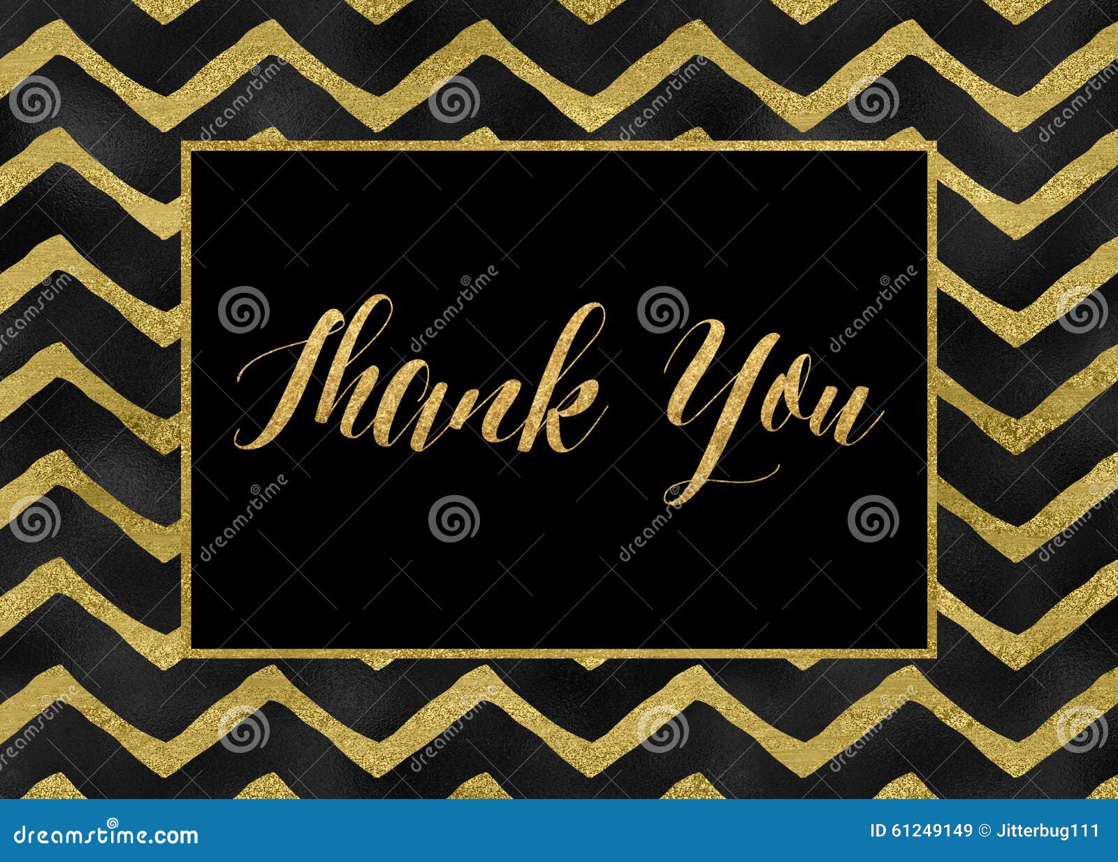 Thank You stock illustration. Illustration of black, elegant 61249149