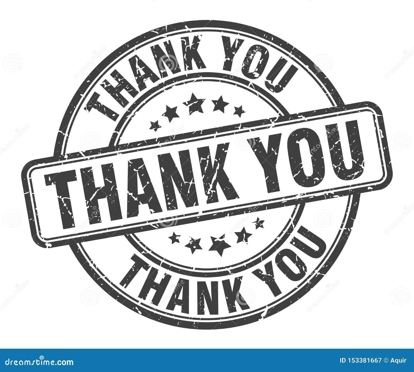 Thank you stamp stock vector. Illustration of grey, isolated - 153381667