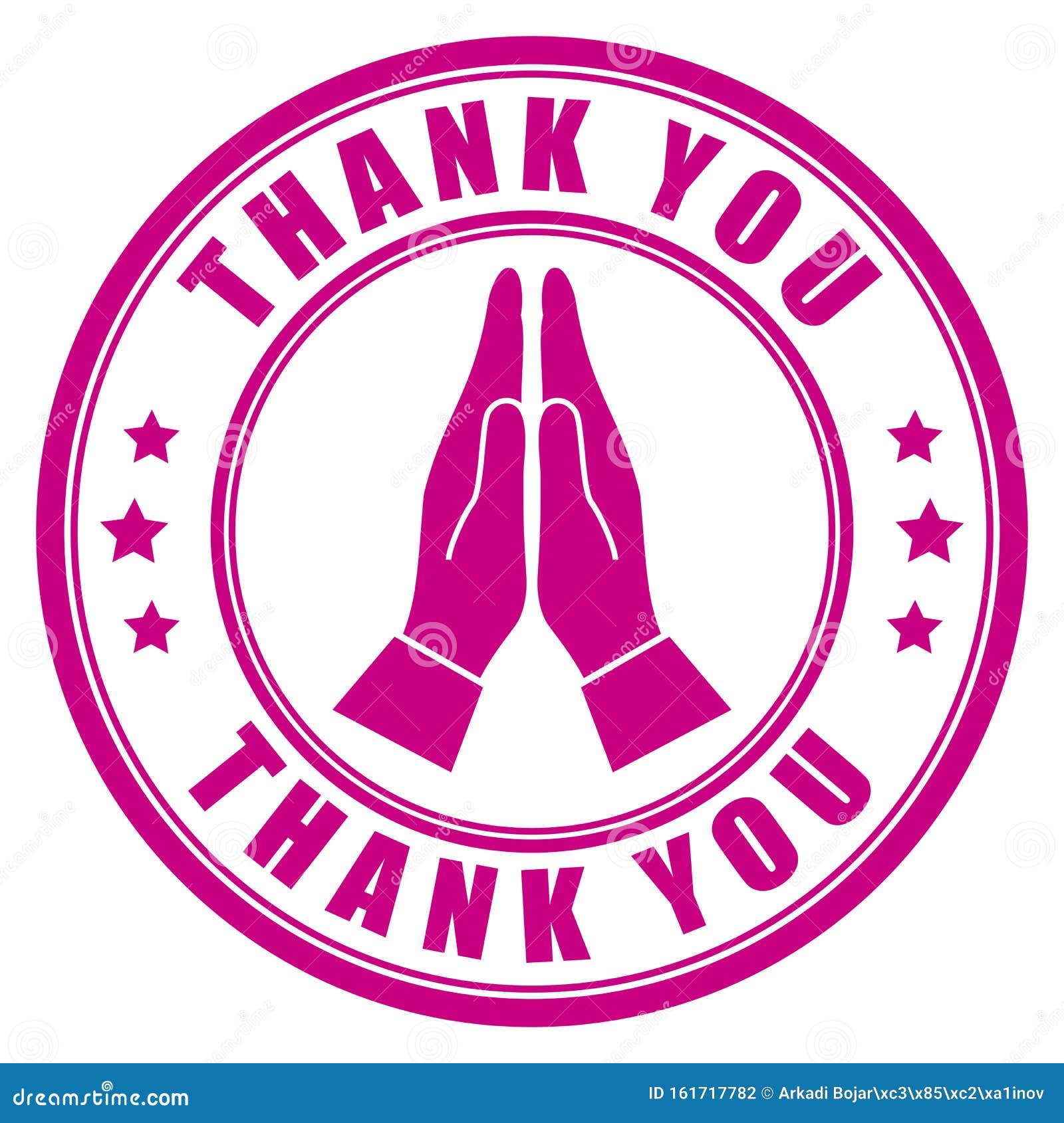 Thank You Hindu Sign Stock Vector Illustration Of Clipart 161717782