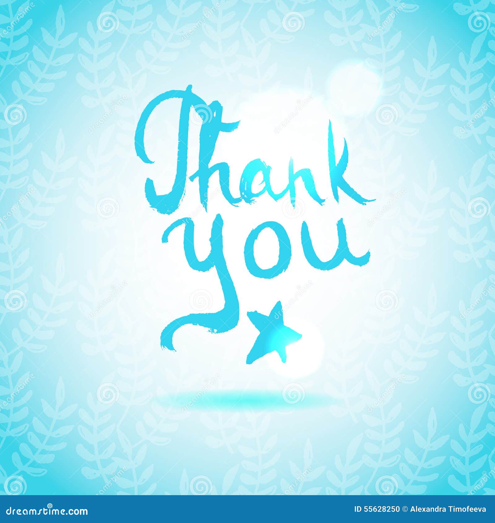 thank you lettering calligraphy stock vector illustration of