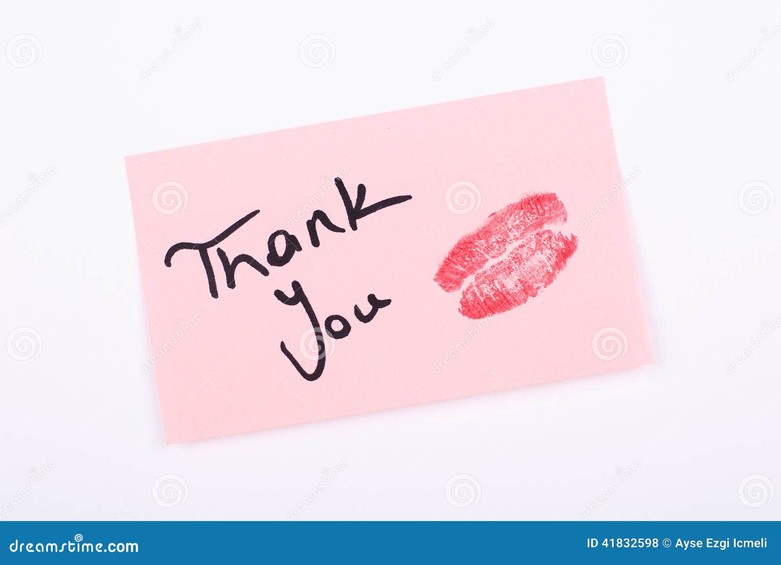 THANK YOU NOTE stock photo. Image of message, appreciate 41832598
