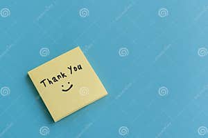 Thank You Note Stock Image CartoonDealer 141000721