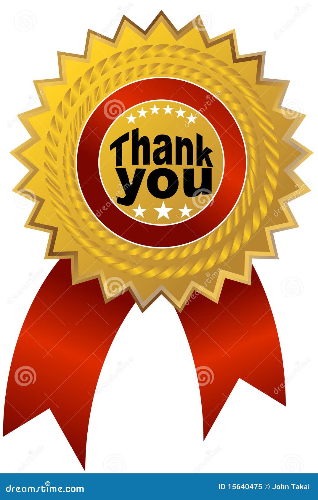 Thank You Ribbon Royalty Free Stock Photo - Image: 15640475