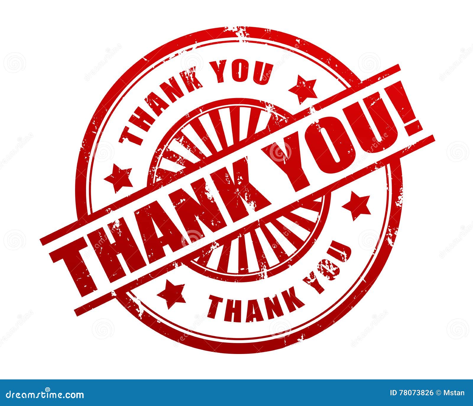 Thank you rubber stamp Royalty Free Vector Image