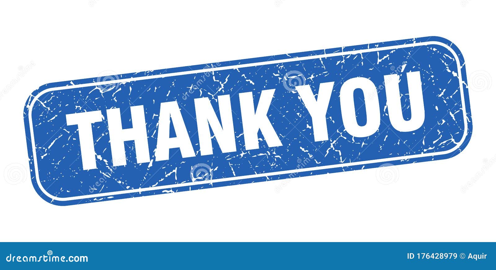 Thank You Stamp. Thank You Square Grungy Isolated Sign. Stock Vector