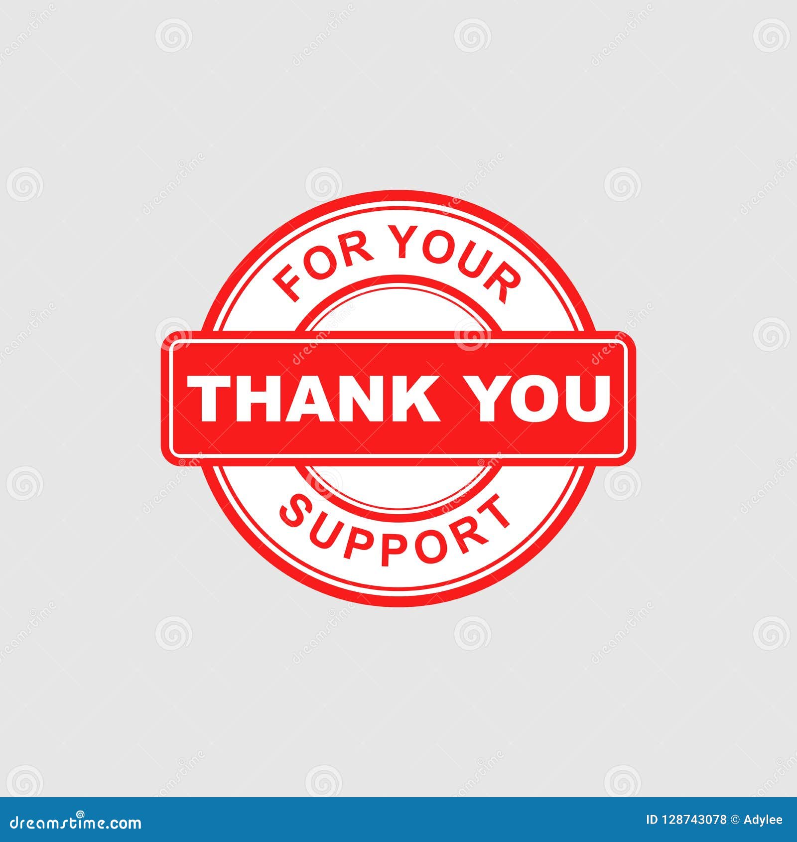 Thank You Stamp Style Design Stock Photo - Illustration of stamp, white