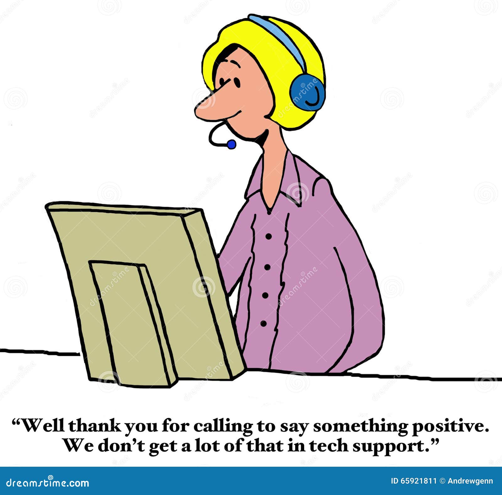 Thank You to Tech Support stock illustration. Illustration of excellent -  65921811