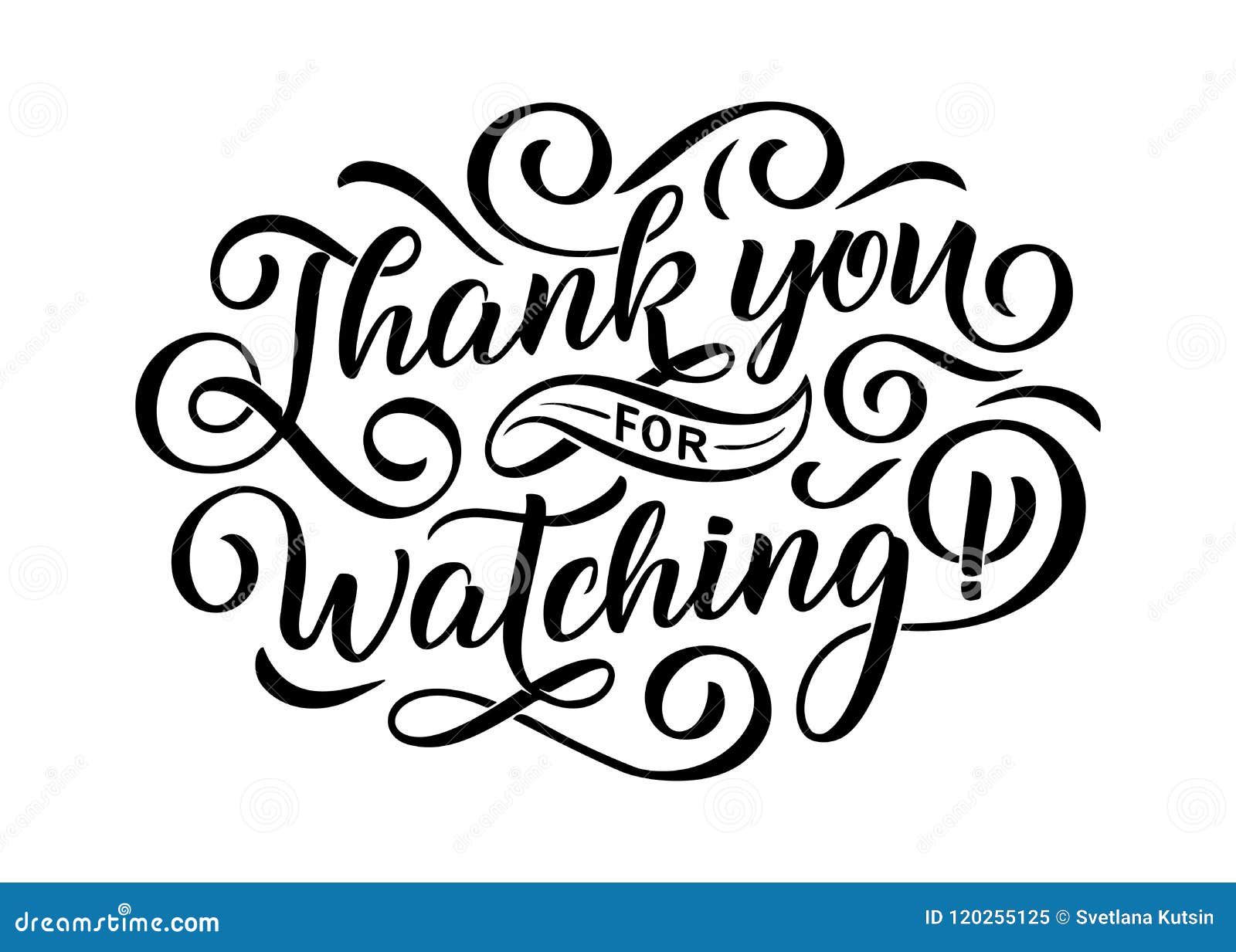 Thank You Watching Stock Illustrations 93 Thank You Watching Stock Illustrations Vectors Clipart Dreamstime