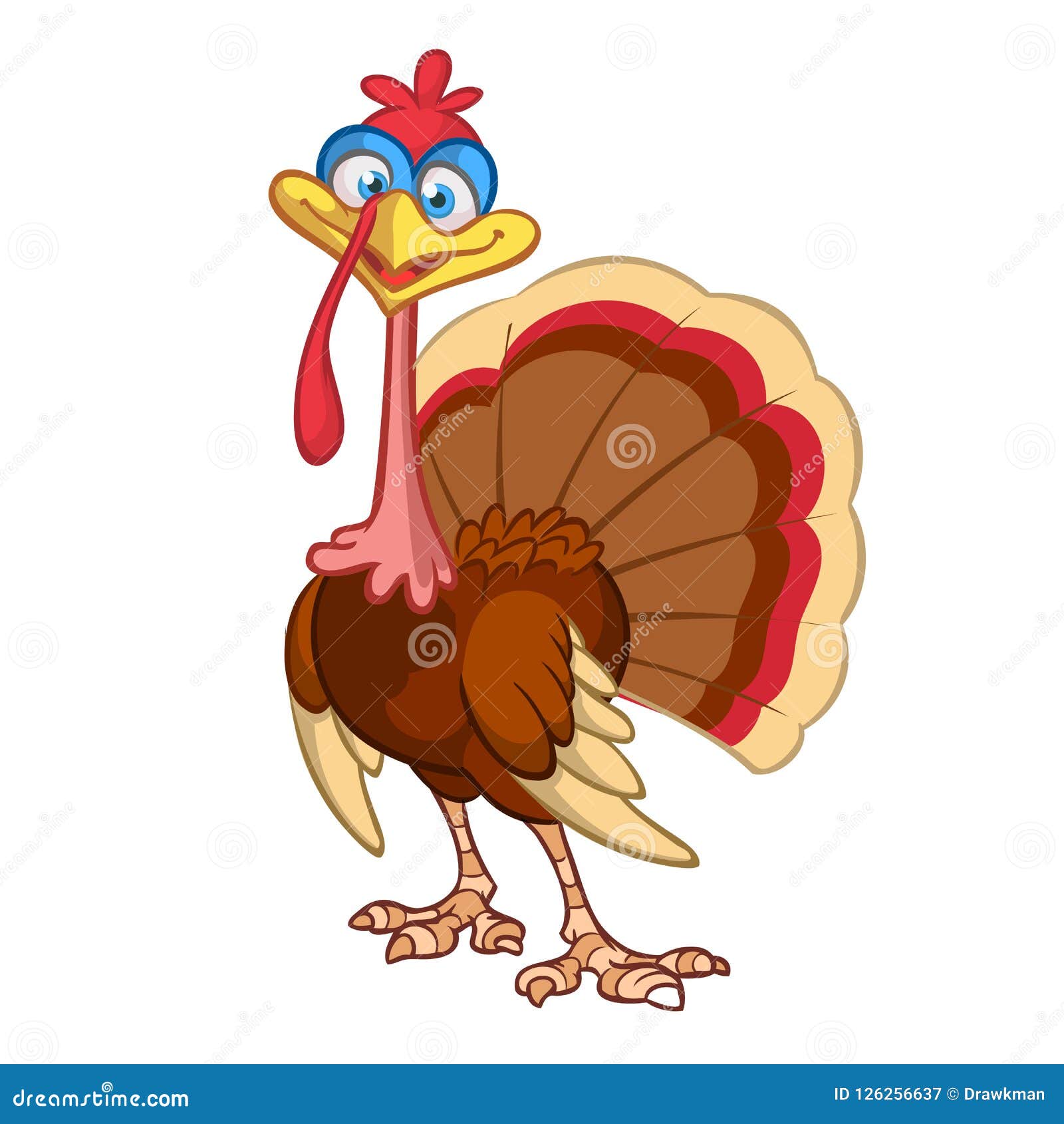 Thanksgiving Cartoon Turkey Bird. Vector Illustration of Funny Turkey Character Clipart, Stock Vector - Illustration of character, icon: 126256637 Thanksgiving Cartoon Turkey Bird. Vector Illustration of Funny Turkey Character Clipart, Stock Vector - Illustration of character, icon: 126256637