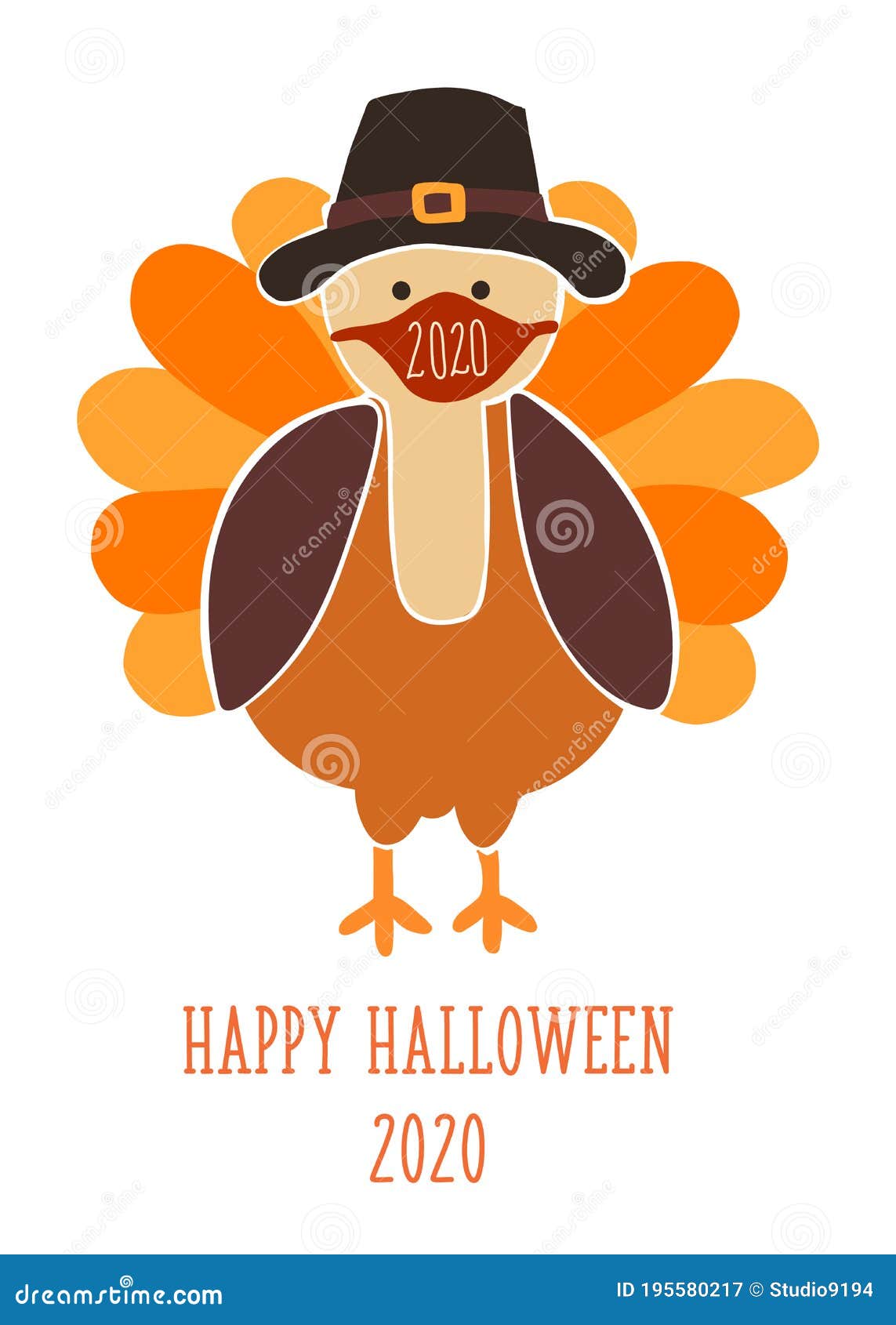 Holiday Card Happy thanksgiving Fall Season Autumn 2020 Card Thanksgiving Quarantine Thanksgiving Card