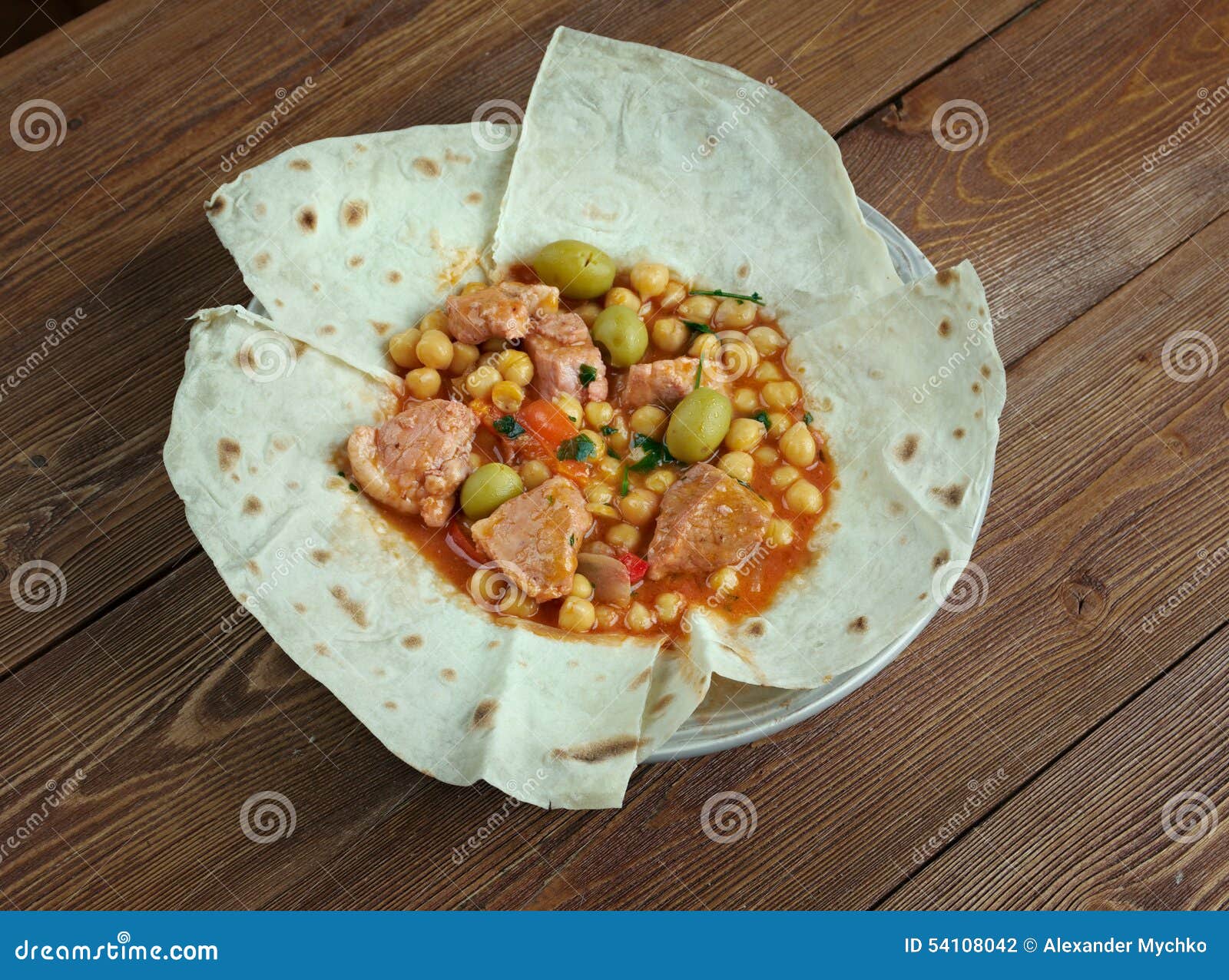 Tharid stock photo. Image of muslim, chickpea, tharid 54108042