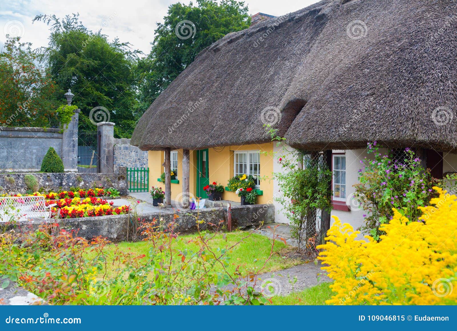 thatched cottage in adare, ireland