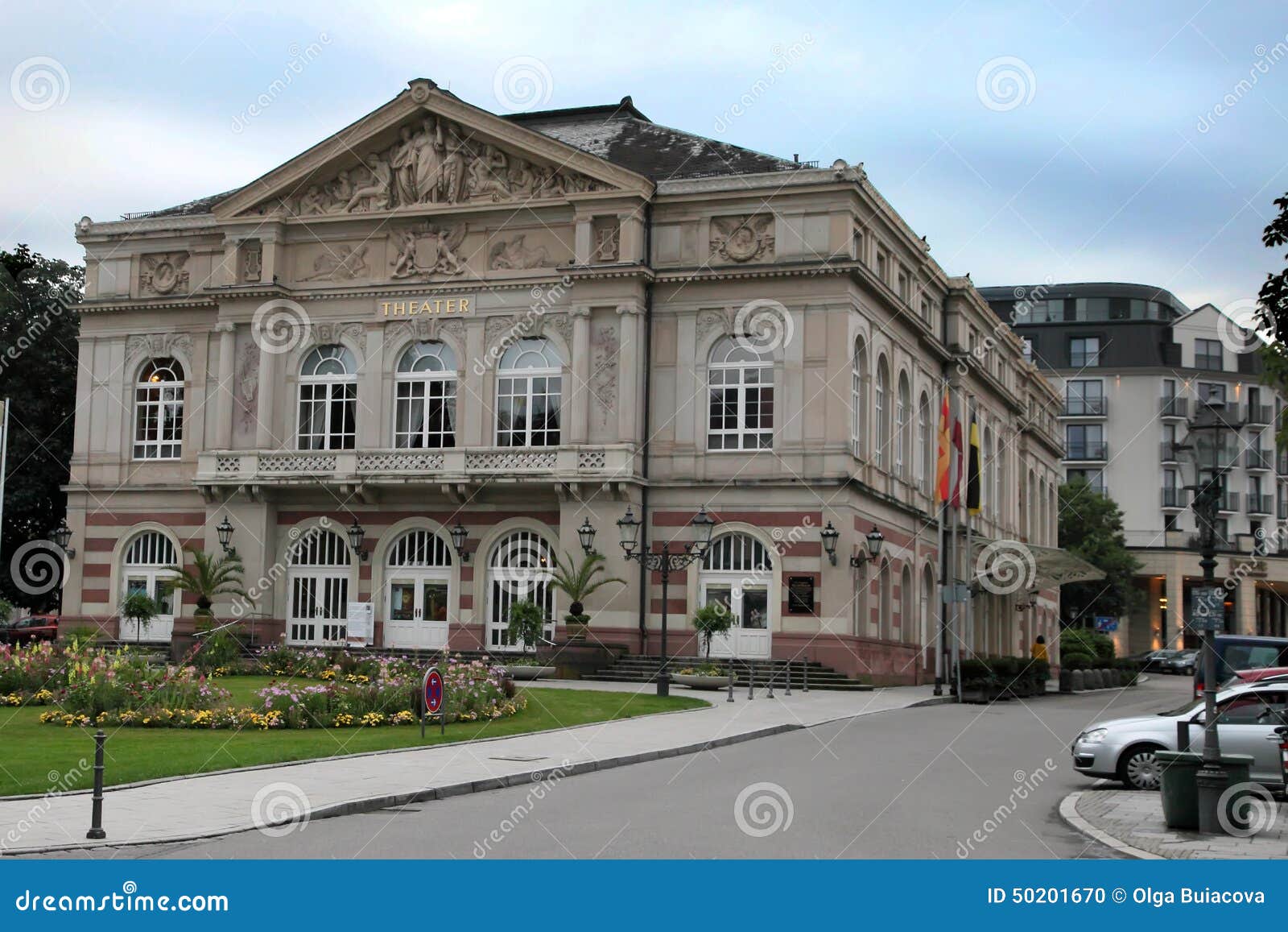 The Theater Building. BadenBaden. Germany Stock Photo Image of