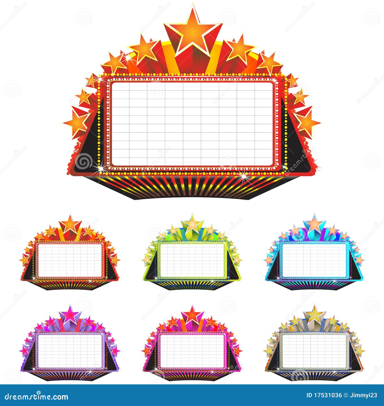 movie theater sign clipart box