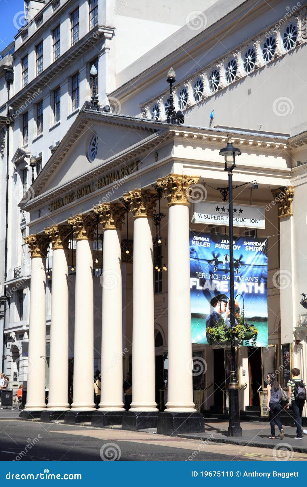 The Theatre Royal in the Haymarket Editorial Image - Image of building ...