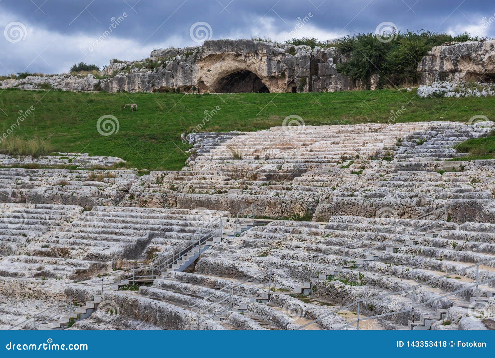 Theatre in Syracuse stock photo. Image of archeology - 143353418