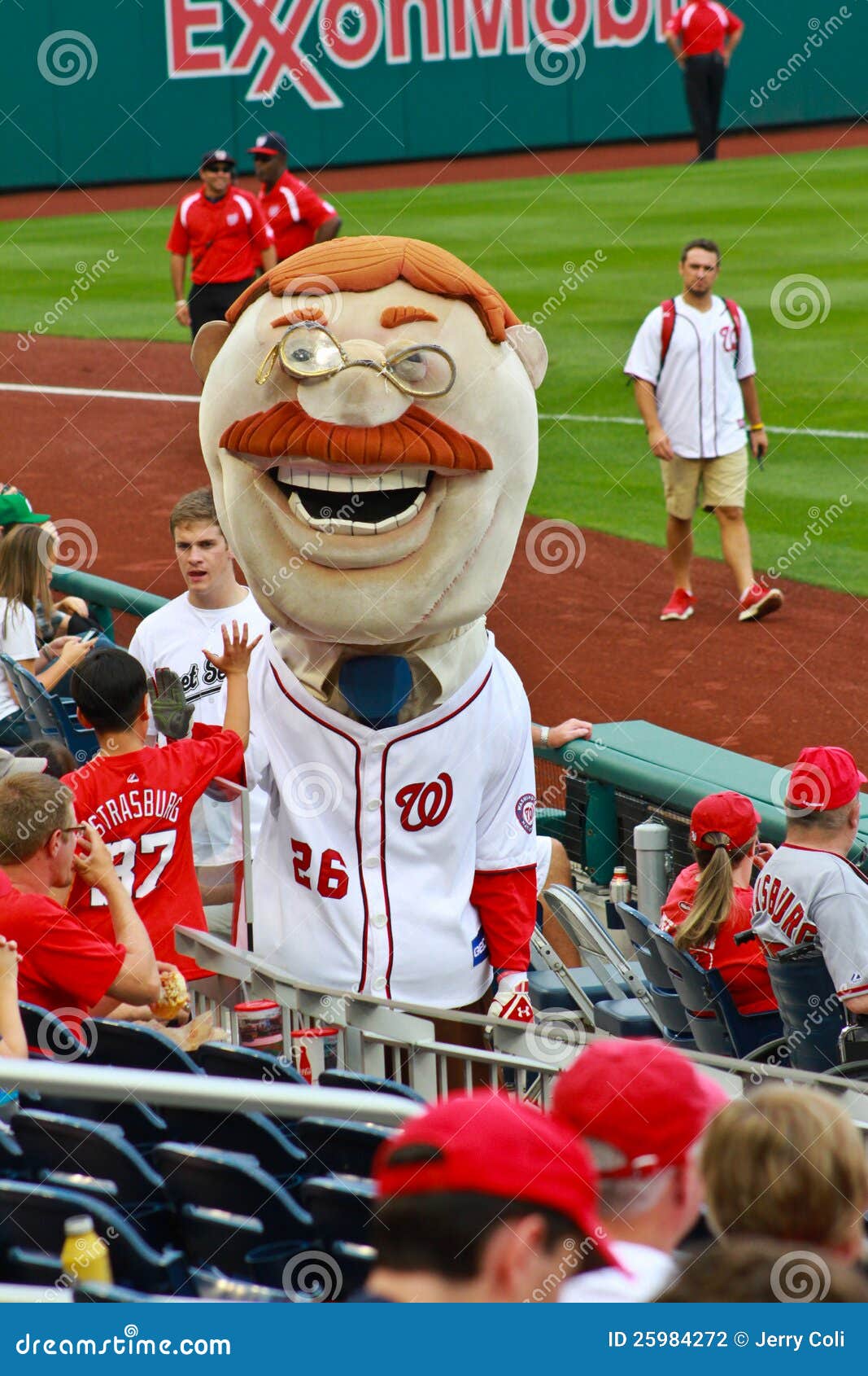 Skorpe forbruger plast Theodore Roosevelt Mascot (Nationals MLB) Editorial Photography - Image of  cheer, teddy: 25984272