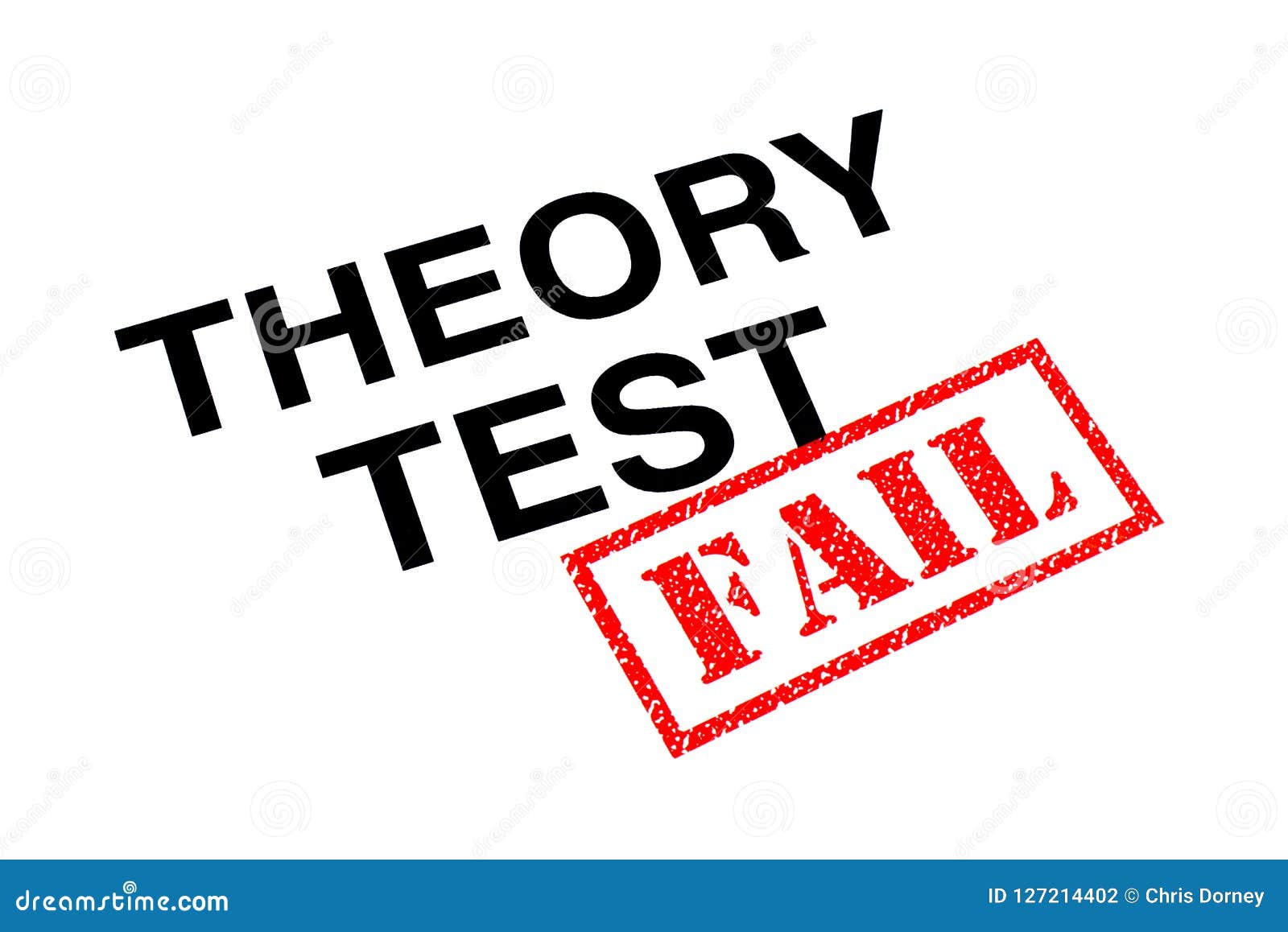 A Hard Test To Pass Comic Theory Test Fail stock illustration. Illustration of exam - 127214402