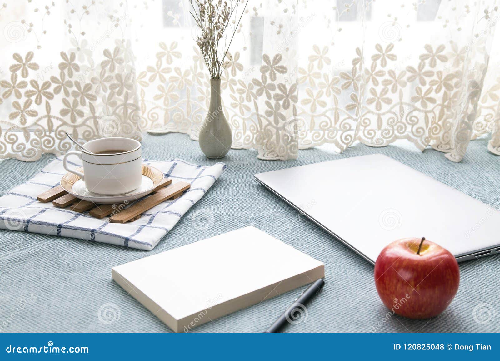 There are All Kinds of Office and daily Necessities on the Desk Stock