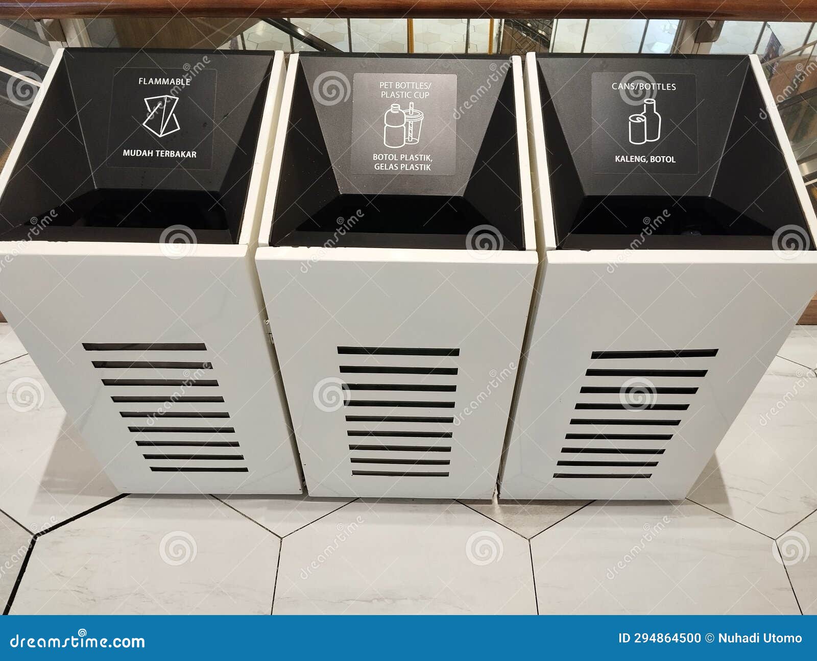 There are 3 Categories of Trash, for Bottles and Cans, Plastic and