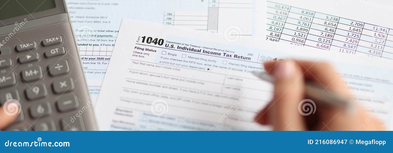 There is an Individual Tax Deduction Document and Calculator on Table