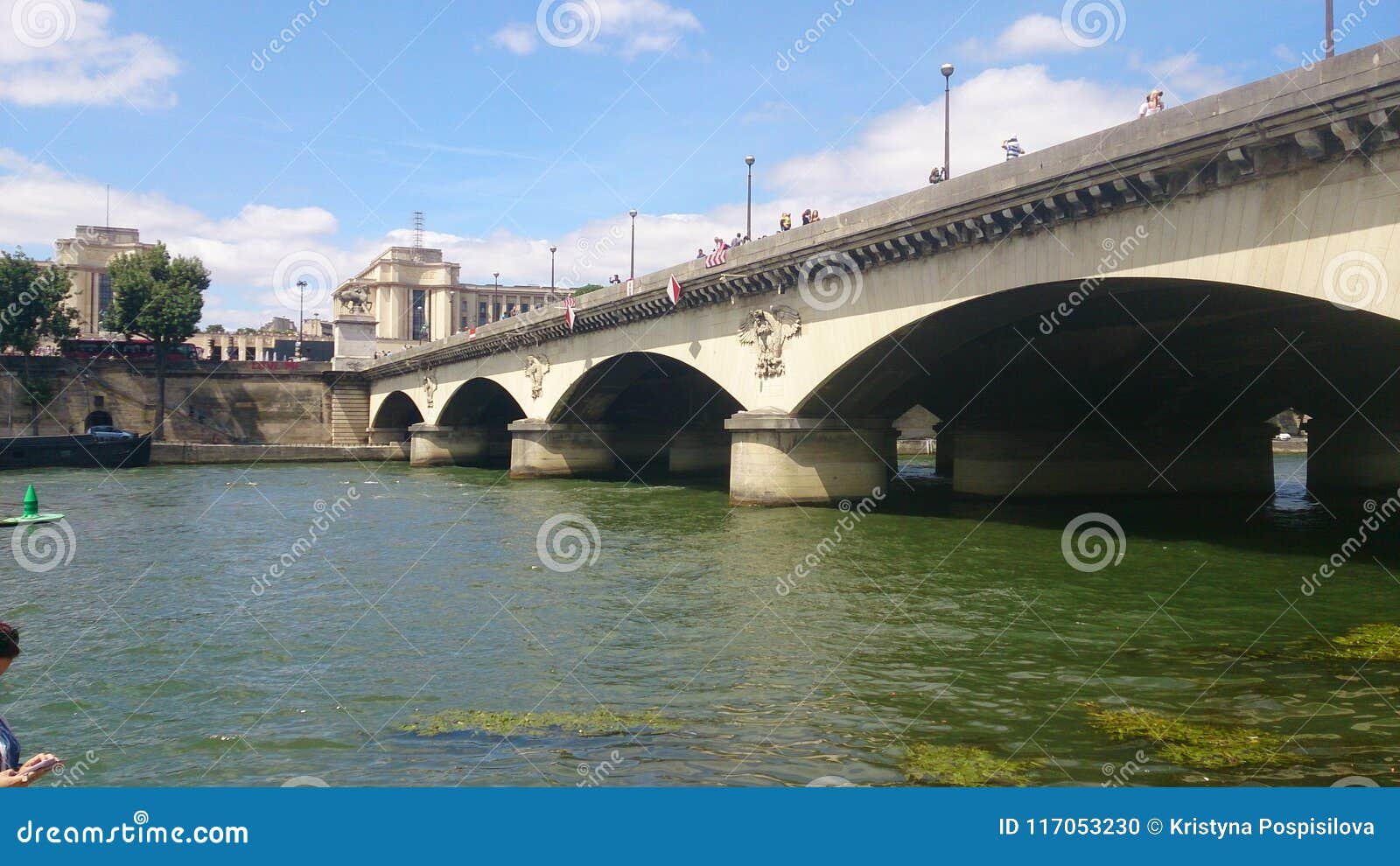 paris bridges across the seine