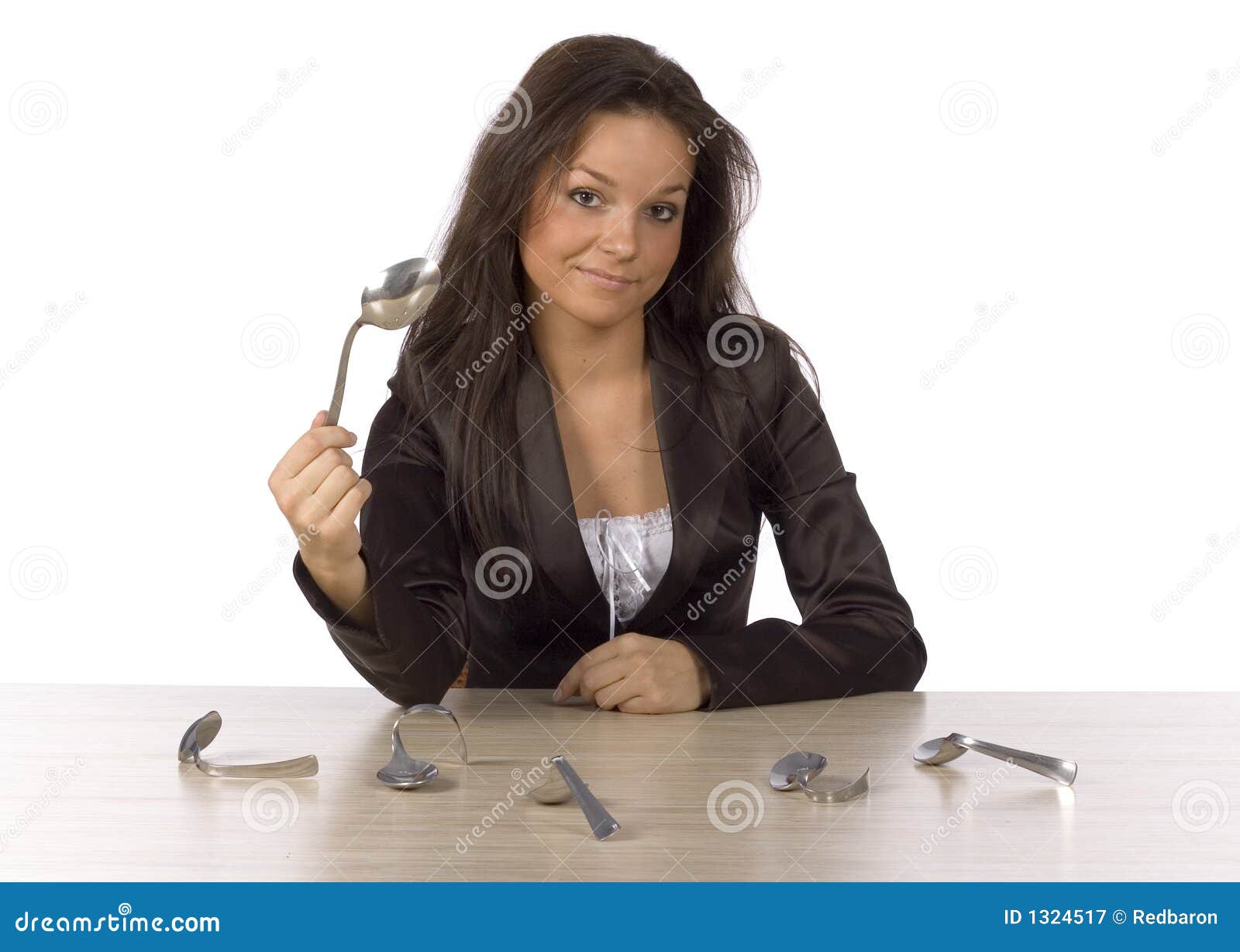 There is no spoon stock image. Image of busy, beauty, guru 1324517