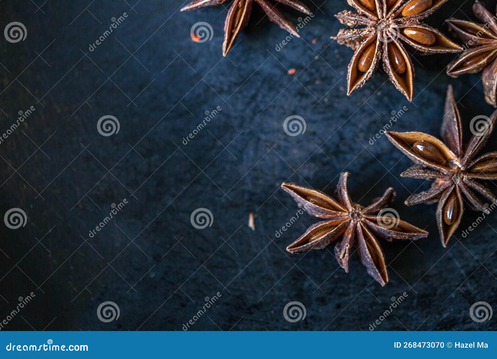 There are Some Fresh Anise Seasonings on the Table Stock Photo - Image ...