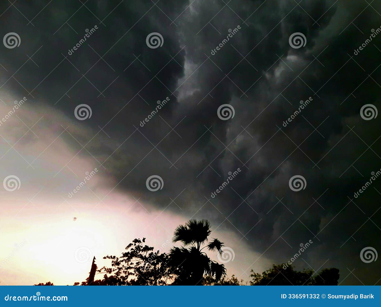 nimbostatus cloud in the sky