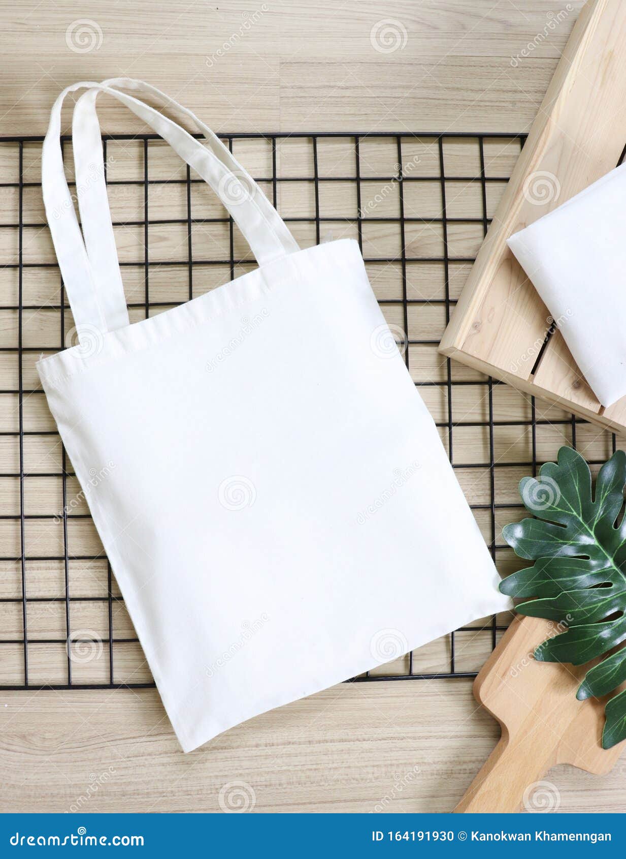 White Fabric Tote Bag for Save Environment on Natural Background Stock ...