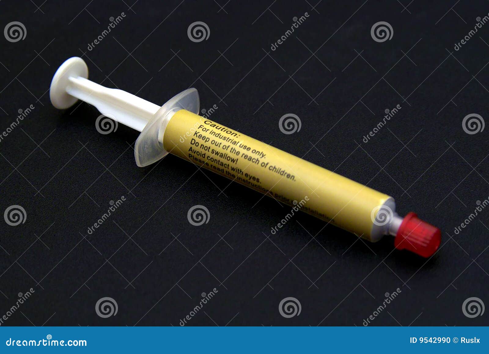 Thermal Compound stock photo. Image of high, quality, paste 9542990