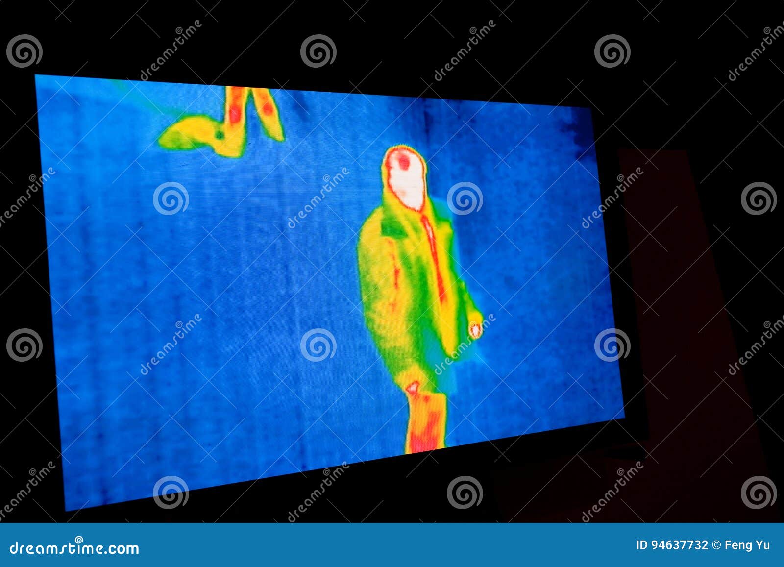 Thermal Image stock photo. Image of yellow, thermal, imager 94637732