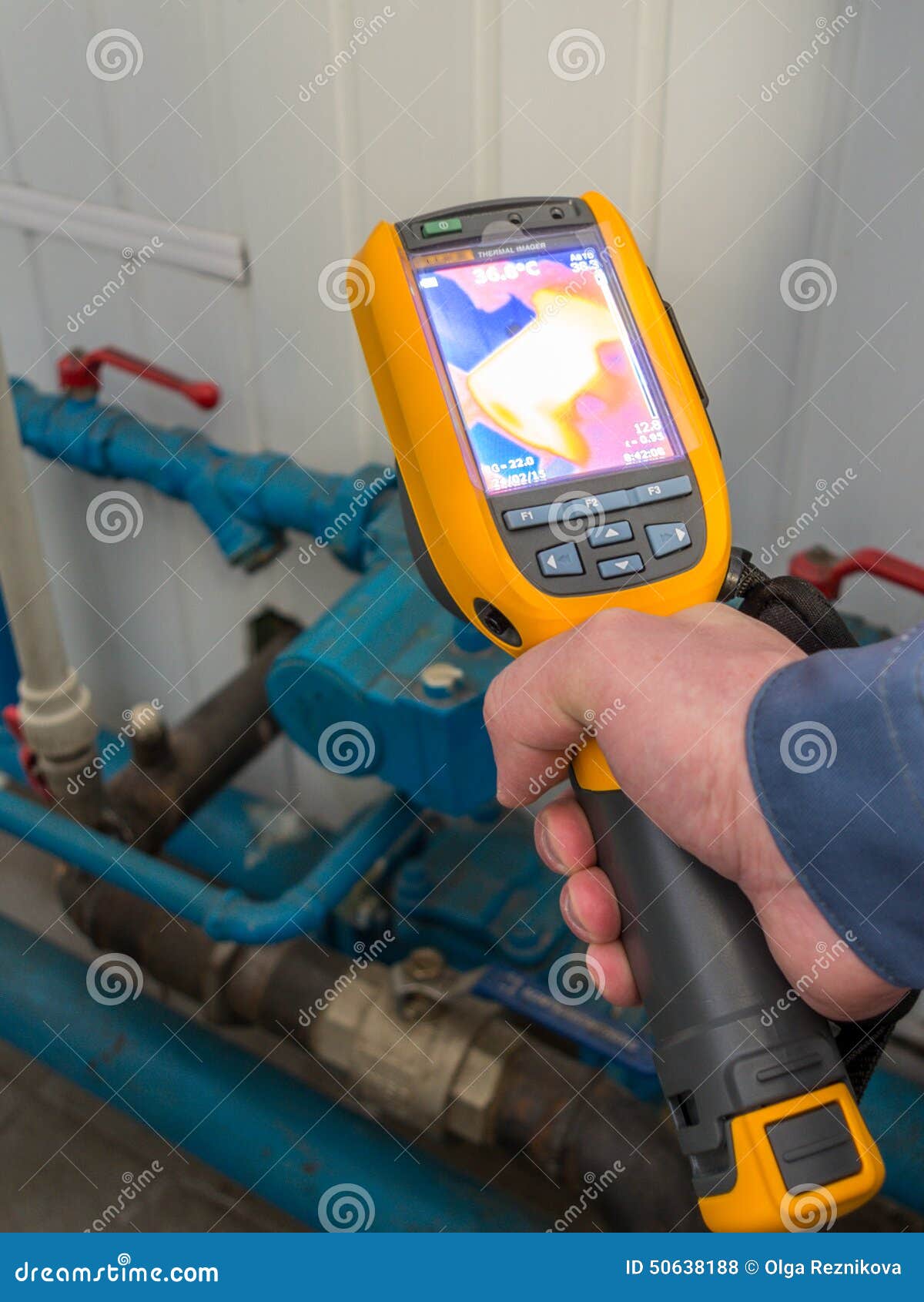 Thermal imaging camera stock photo. Image of investigation 50638188