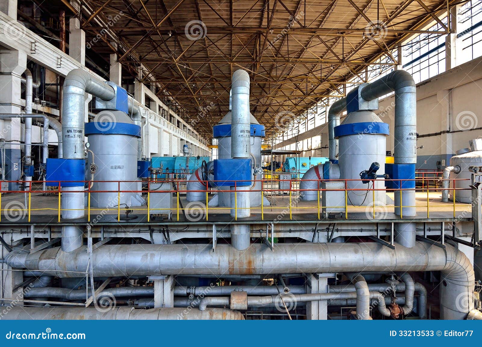 Thermal power plant 16 stock image. Image of pressure 33213533
