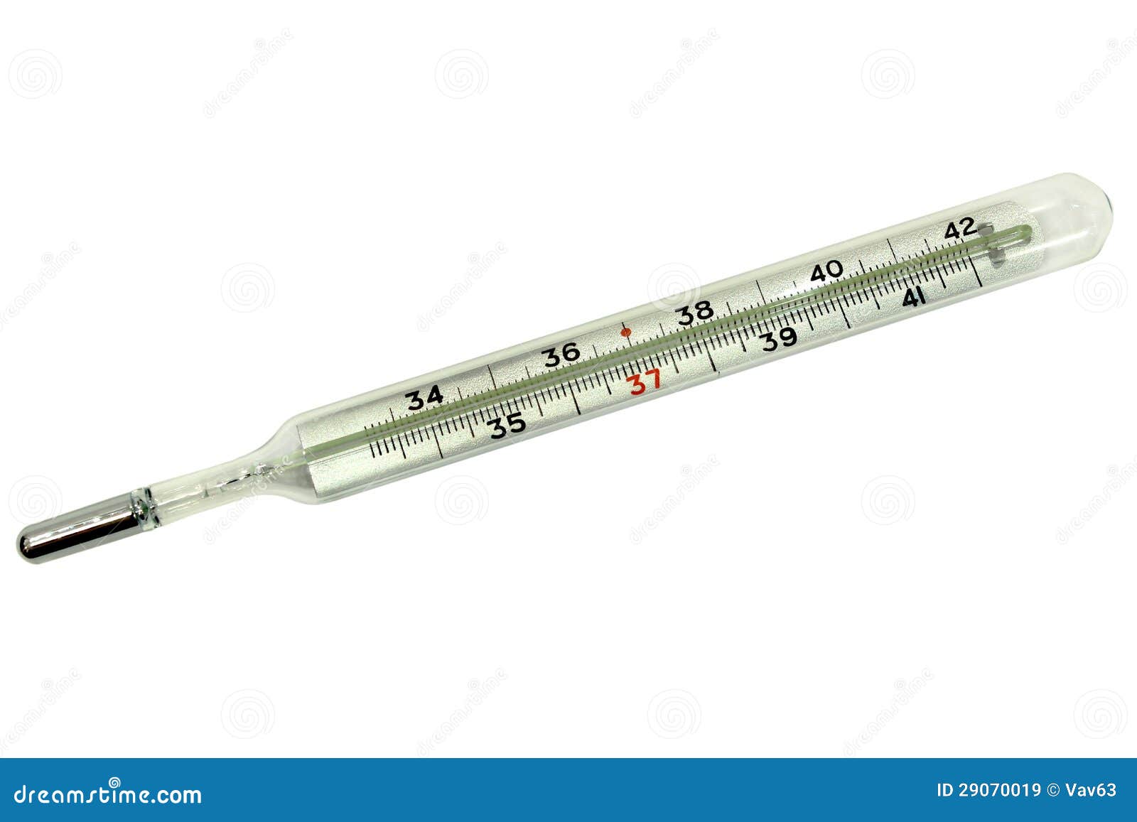 Thermomètre à Mercure Médical Image stock - Image du extension, froid:  29070019