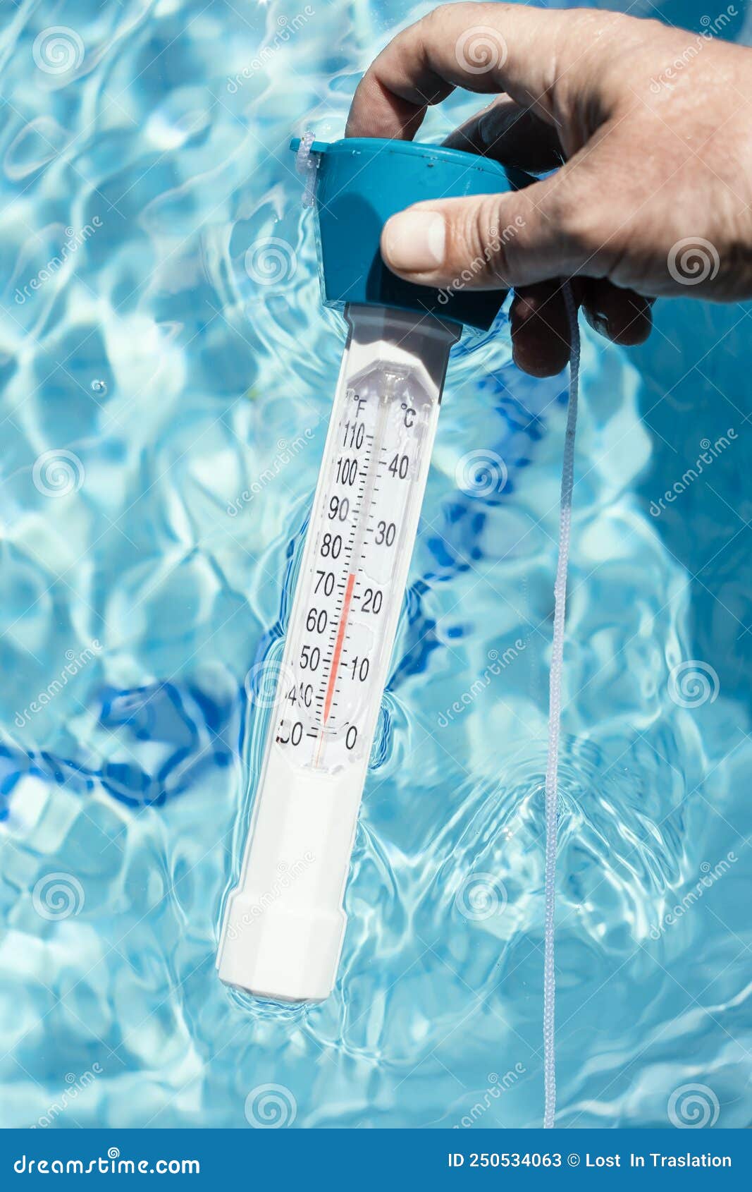 Thermomètre De Piscine Pour Mesurer La Température Idéale De L'eau