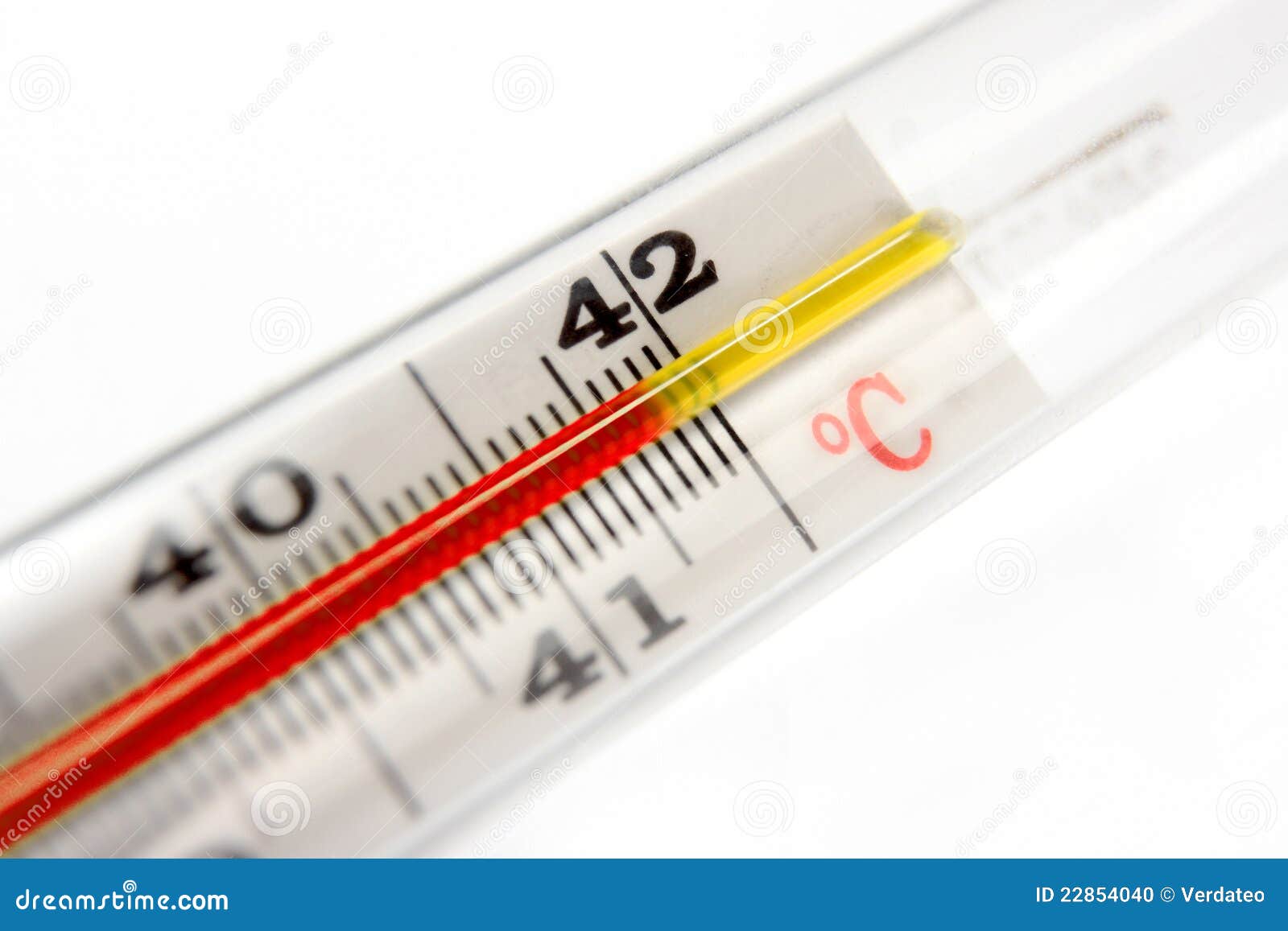 Slot Bedelen Geurig Thermometer Die 42 Graden Toont Stock Foto - Image of geneeskunde, sluit:  22854040