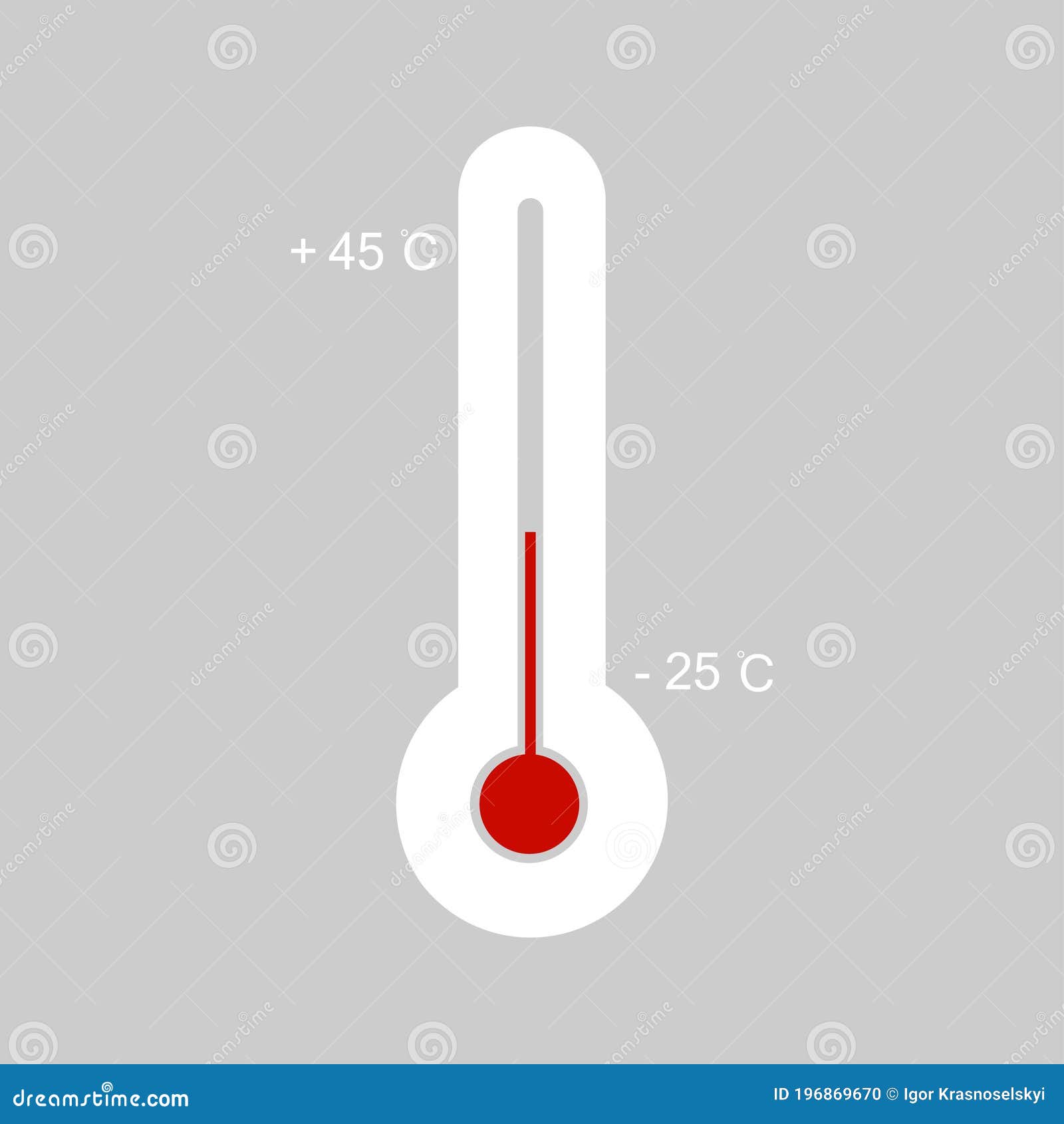 Indoor Home Office Thermometer Vector Hot And Cold Temperature